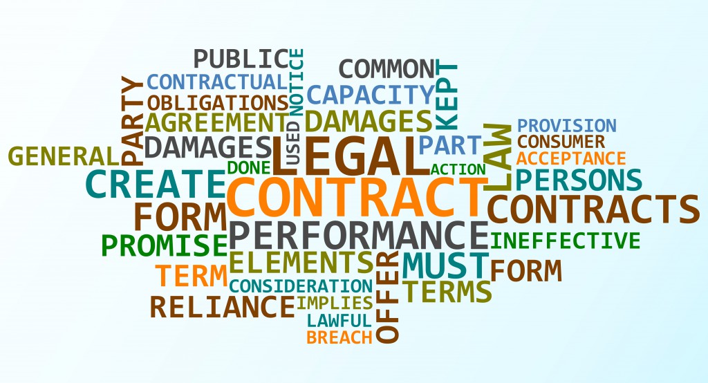 Legal Contract wordclouds