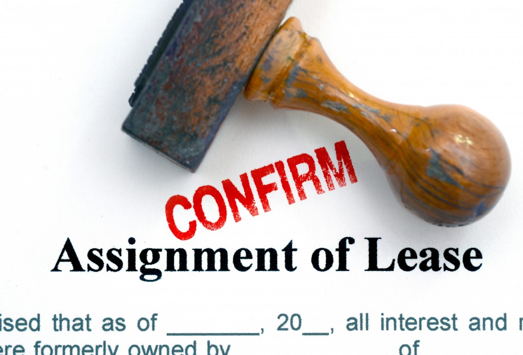 Assignment of lease