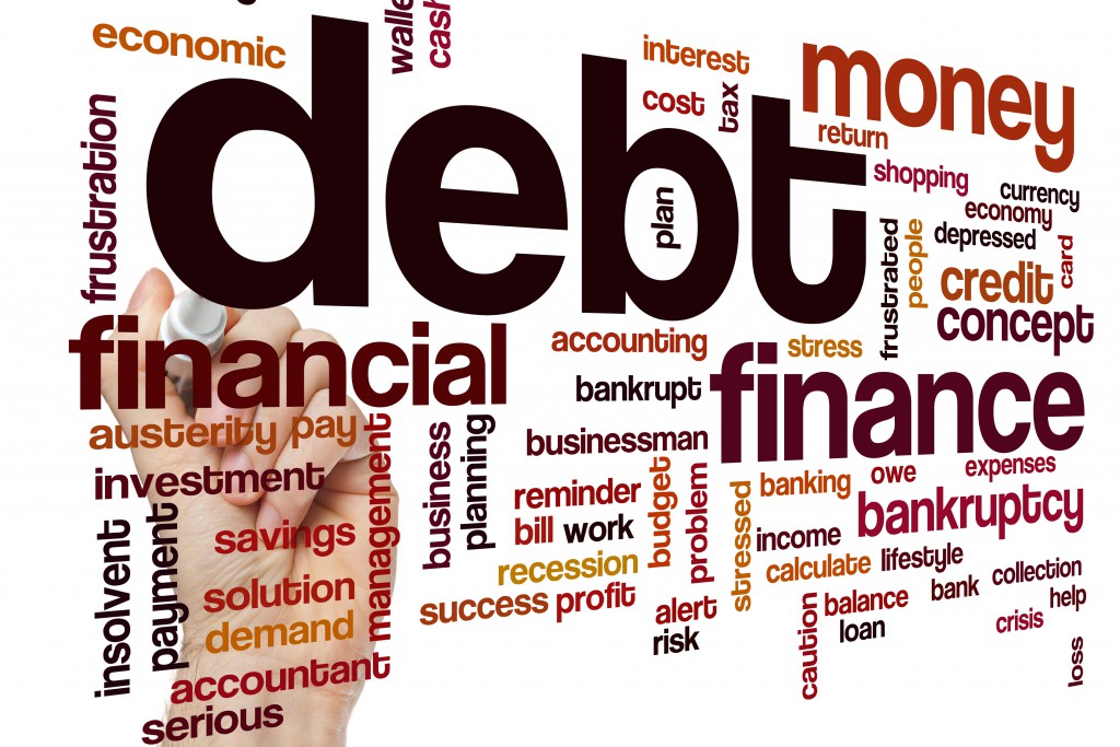 Debt word cloud