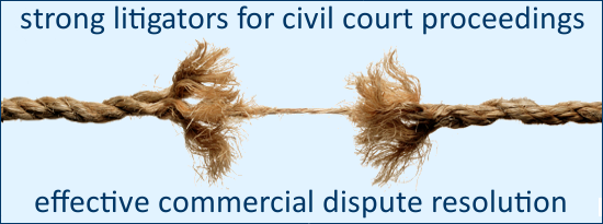 Commercial litigation solicitors: dispute resolution